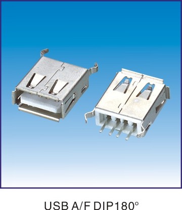 USB A/F DIP 180度