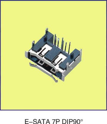 E-SATA 7P DIP 90度