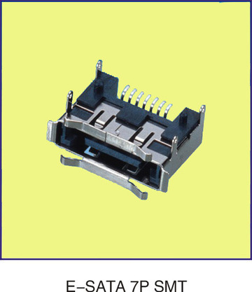 E-SATA 7P SMT 90度
