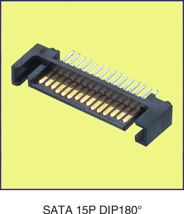 SATA 15P DIP 180度