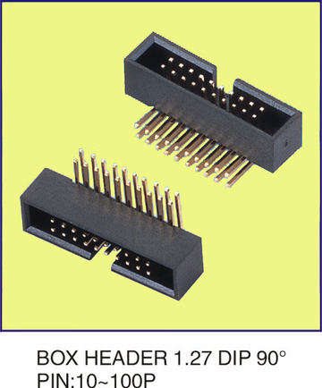 BOX HEADER 1.27 DIP 90度