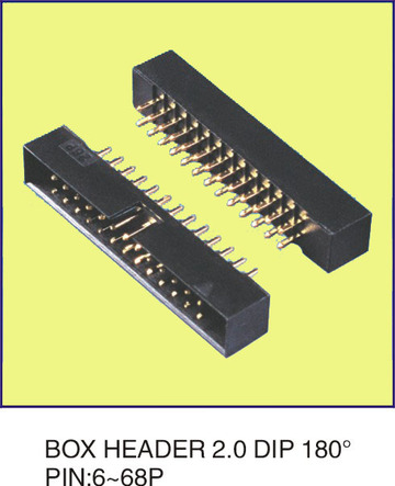 BOX HEADER 2.0 DIP 180度