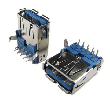 USB 3.0 A/F DIP 90度