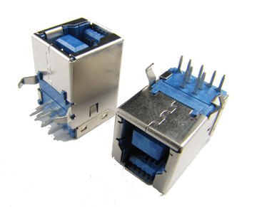 USB 3.0 B/F DIP 90度