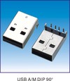 USB A/M DIP 90度