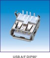 USB A/F DIP 90度