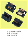 B TO B PH:0.5mm 合高H:5.5mm