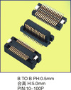 B TO B PH:0.5mm 合高H:5.0mm