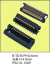 B TO B PH:0.5mm 合高H:4.0mm