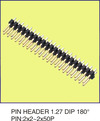 PIN HEADER1.27 DIP 90度